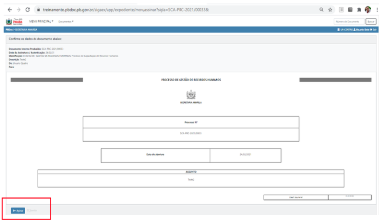 2.6 Assinar Documento