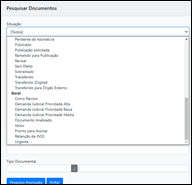 2.1 Pesquisar documentos seleção