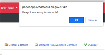 7.3 Notificação Desarq. Corrente