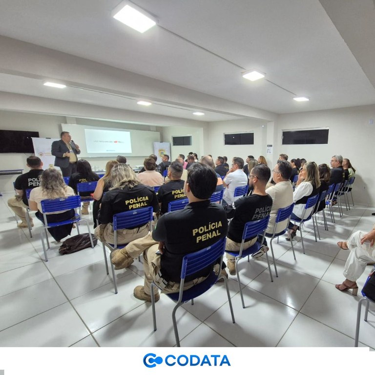 CODATA, em parceria com a EGEPEN, realiza palestra “Uso Seguro do PBdoc para servidores da SEAP CODATA, em parceria com a EGEPEN, realiza palestra “Uso Seguro do PBdoc para servidores da SEAP