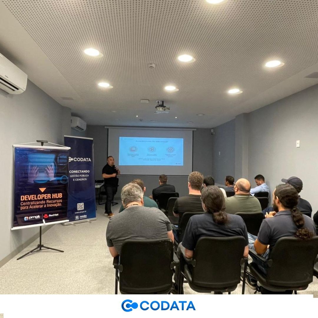 O evento reuniu servidores das áreas técnicas da CODATA e de algumas secretarias do Governo da Paraíba.