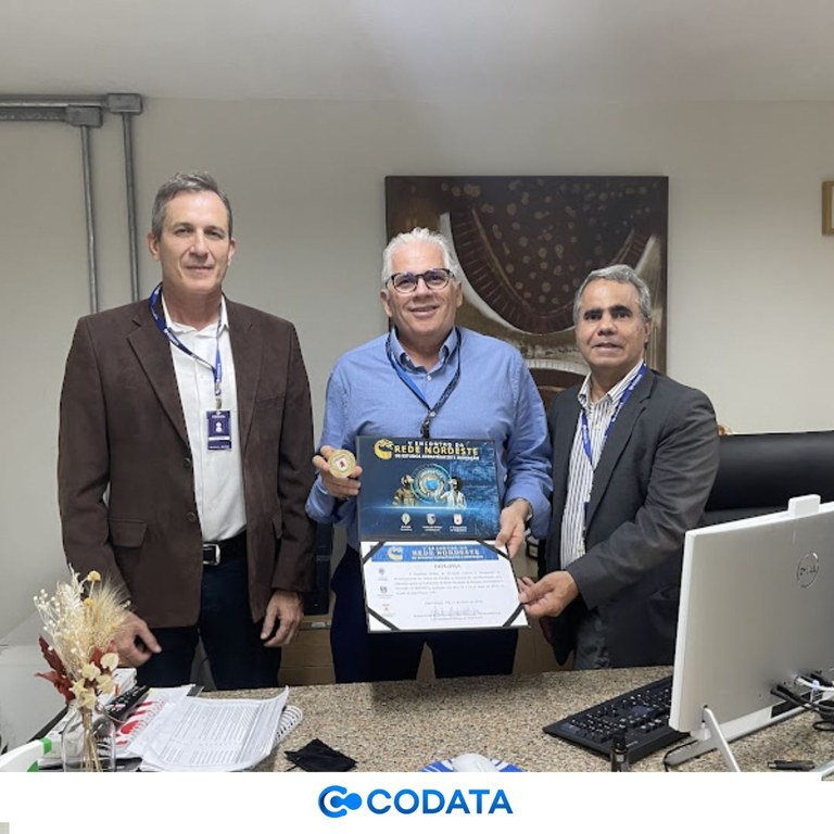 CODATA recebe diploma de agradecimento do Comando Militar do Nordeste por apoio ao V ERENEEI CODATA recebe diploma de agradecimento do Comando Militar do Nordeste por apoio ao V ERENEEI