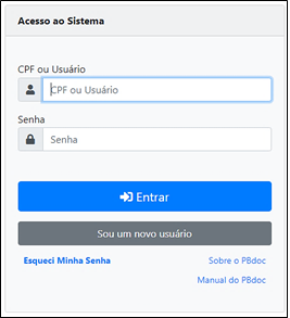 1.1 Tela de Login V2 1.1 Telade login V2
