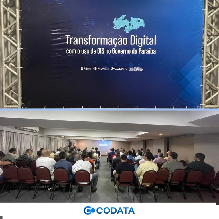 CODATA promove workshop sobre o uso de GIS na transformação digital do Governo da Paraíba