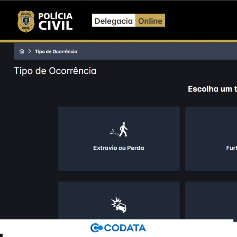 Tecnologia da CODATA: Delegacia Online da Paraíba passa a emitir boletins com assinatura digital automática e acesso via Gov.br